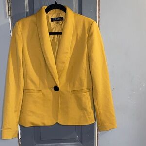 Kasper Mustard Yellow Blazer